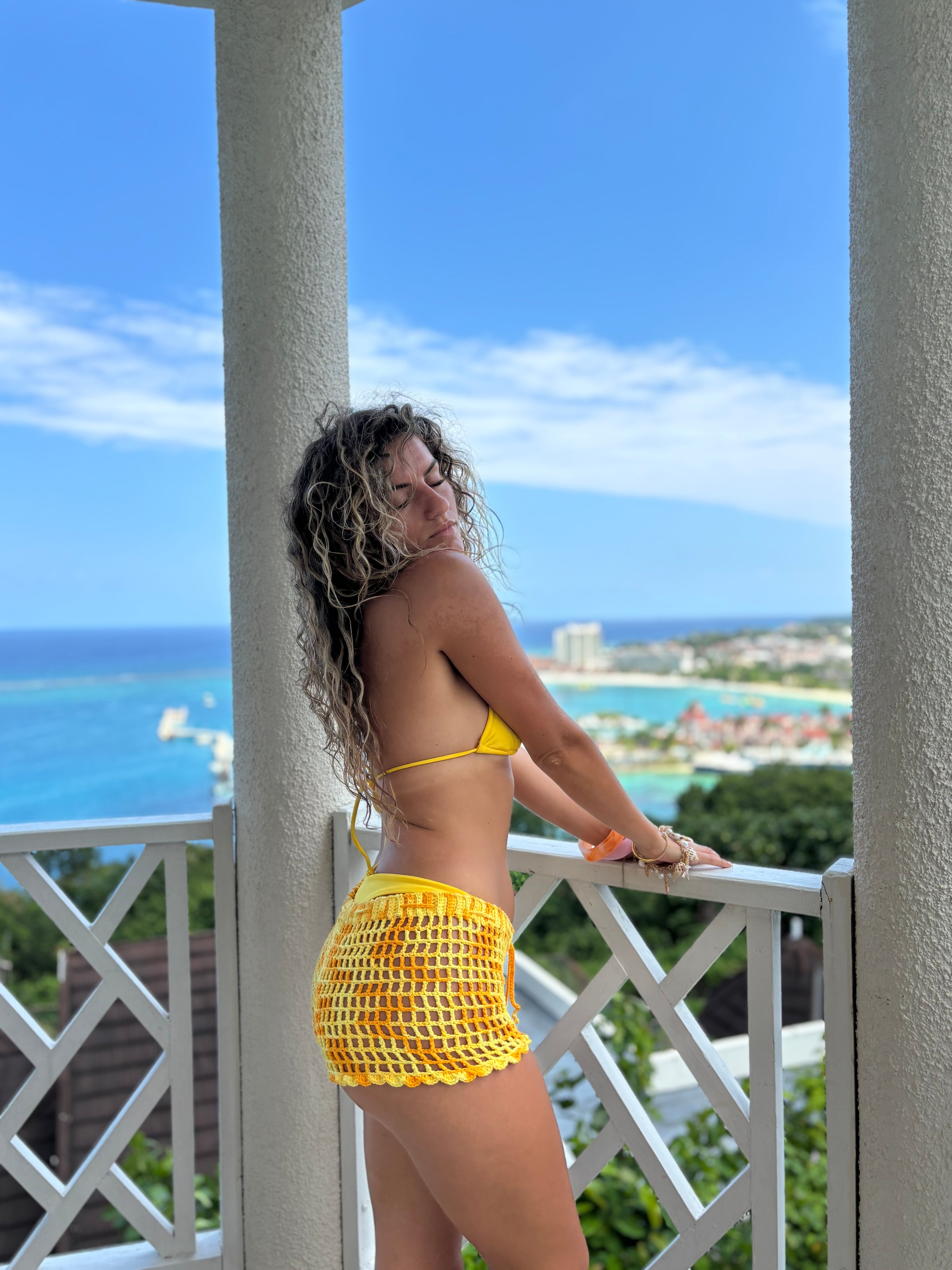 Crochet Mini Shorts